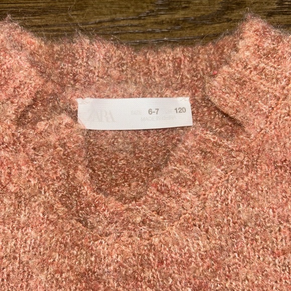Zara Kids Pink Sweater Vest - Picture 3 of 5